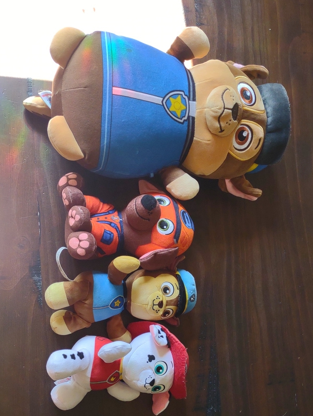 Paw Patrol Plush Set - Blue, Brown, Orange, Red, White